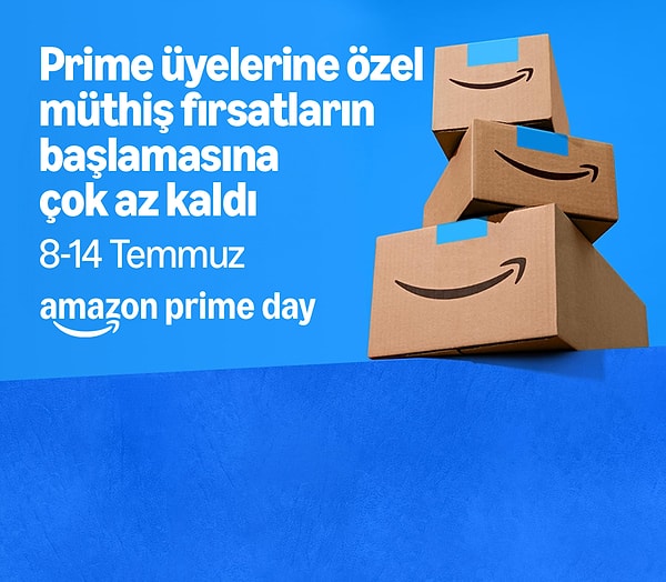 Amazon Prime Day ile istediğin ürünleri indirime sokmaya hazır mısın? Daha fazla indirim seçmek istersen aşağıdaki görsele tıkla!