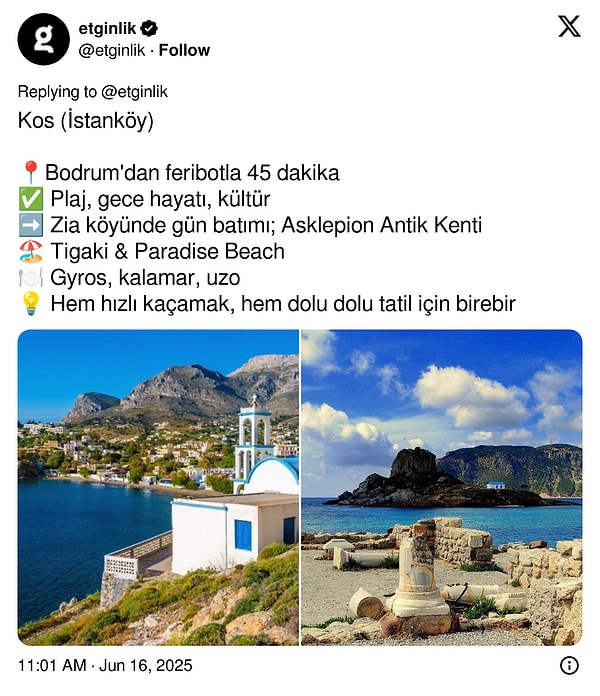 Kos (İstanköy) Adası'na Nasıl Gidilir? Kos'ta Nereye Gidilir?