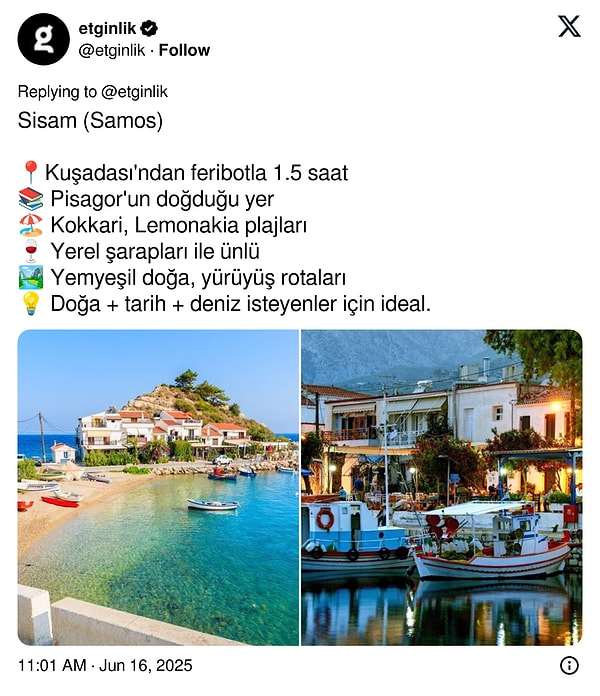 Sisam (Samos) Adası'na Nasıl Gidilir? Samos'ta Nereye Gidilir?