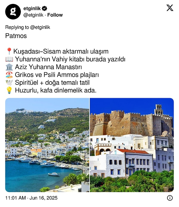 Patmos Adası'na Nasıl Gidilir? Patmos'ta Nereye Gidilir?