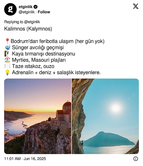 Kalimnos (Kalymnos) Adası'na Nasıl Gidilir? Kalimnos'ta Nereye Gidilir?