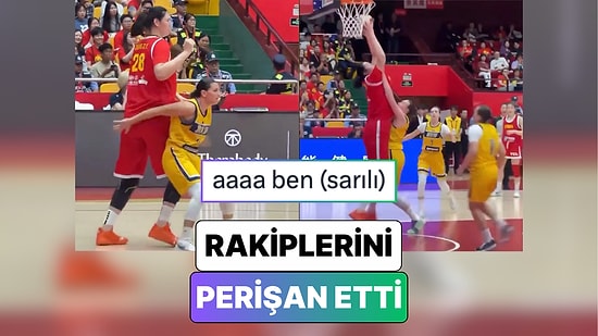 Çin Kadın Basketbol Takımı Oyuncusu 2.26 Boyundaki Zhang Ziyu'nun Rakiplerine Yaşattığı Zor Anlar Gündem Oldu