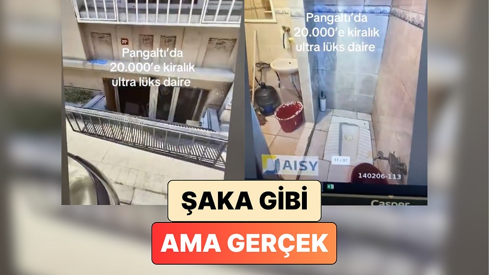 Artık Bizimle Dalga Geçiliyor: Şişli'de 20 Bin TL Kira İstenen Daireyi Görünce Siniriniz Bozulacak