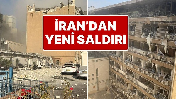 İran'dan İsrail'e Yeni Füze Saldırısı: İran, Bu Kez Borsa Binasını Vurdu!