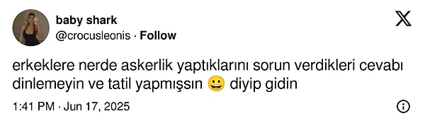Her şeyi başlatan ilk cümle, erkekler için kuruldu;