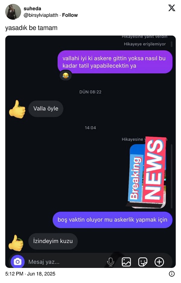 Erkeklerin cevaplarına bi' bakalım.