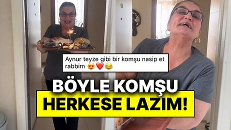 Komşusu Ailesinden Uzakta Doğum Gününü Kutluyor Diye Sürpriz Hazırlayan Kadın Günümüzü Güzelleştirdi