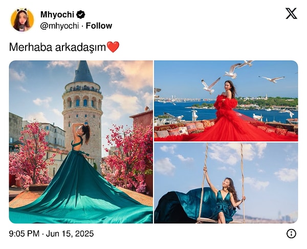 Güney Koreli yayıncı bir süredir başta İstanbul olmak üzere Türkiye'yi geziyor.