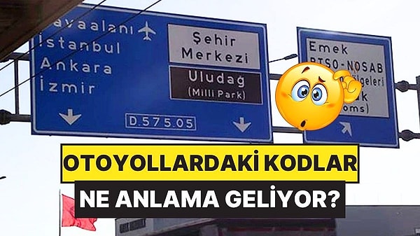 14. Otoyol Tabelalarında Gördüğümüz Renkler ve Kodlar Ne Anlama Geliyor?