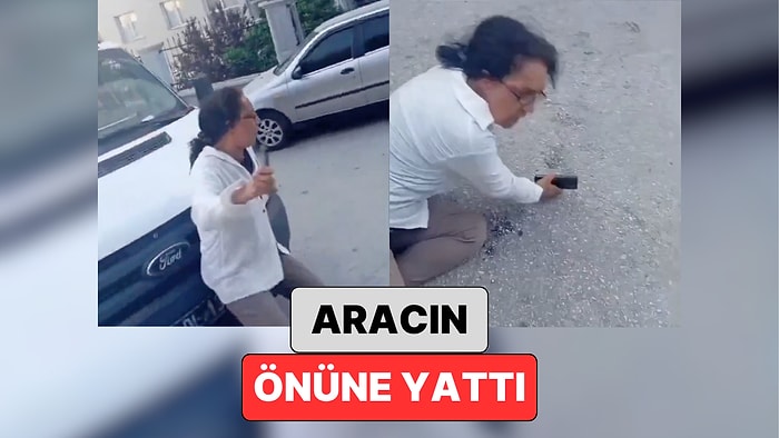 Ankara'da Bir Hayvansever Sokak Köpeklerini Toplamak İçin Gelen Aracı Önüne Yatarak Durdurmaya Çalıştı