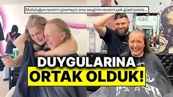 Kanser hastası kişilerin tedavi süreci sebebiyle saçlarını kesecekleri ilk anda, ailelerinin destek olmak için yaptığı sürprizlerden kesitler sosyal medyada viral oldu.