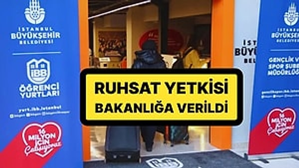 TBMM Genel Kurulu'nda kabul edilen yasayla birlikte, belediyelerin öğrenci yurtlarına ruhsat verme yetkisi kaldırıldı.