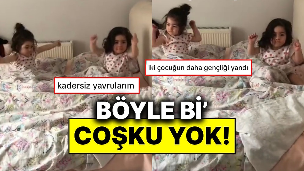 Fenerbahçe Marşı ile Uyanan Tatlı İkizlerin O Coşkulu Anları Sosyal Medyada Beğenileri Topladı!