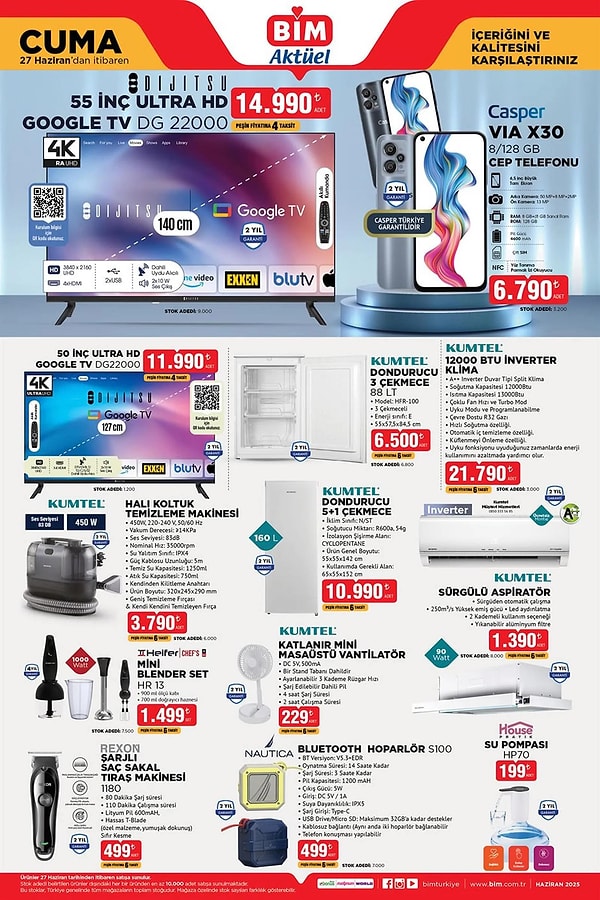Dijitsu 55" Ultra HD Google Tv 14.990 TL Görseli