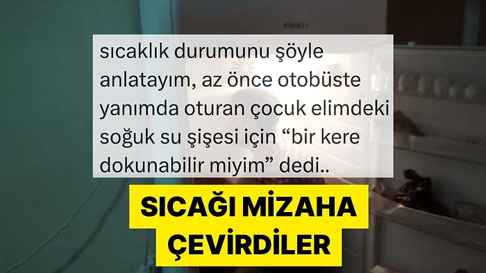 Şakalarıyla Bunaltıcı Sıcaklara Karşı Mücadele Eden Goygoycular