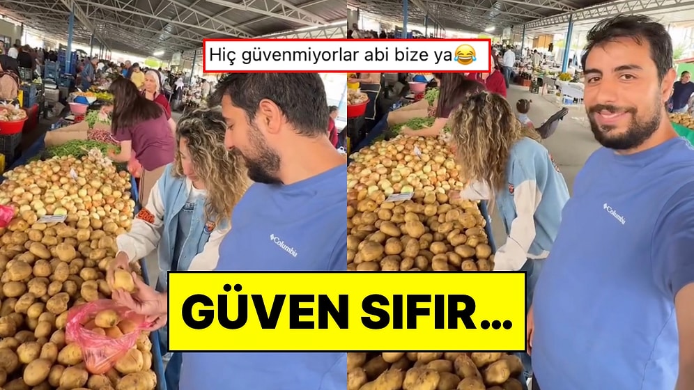 Eşinin Seçtiği Patatesleri Kendi Seçmiş Gibi Eşine Gösteren Adamın Yaşadığı Hayal Kırıklığı Güldürdü