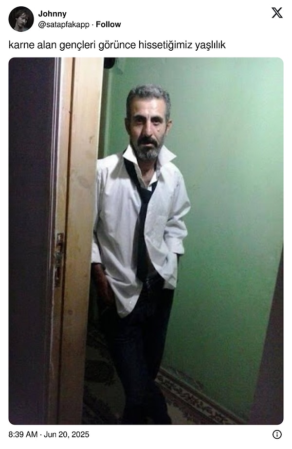 Tabii artık karne almayanların da duygular karışık...