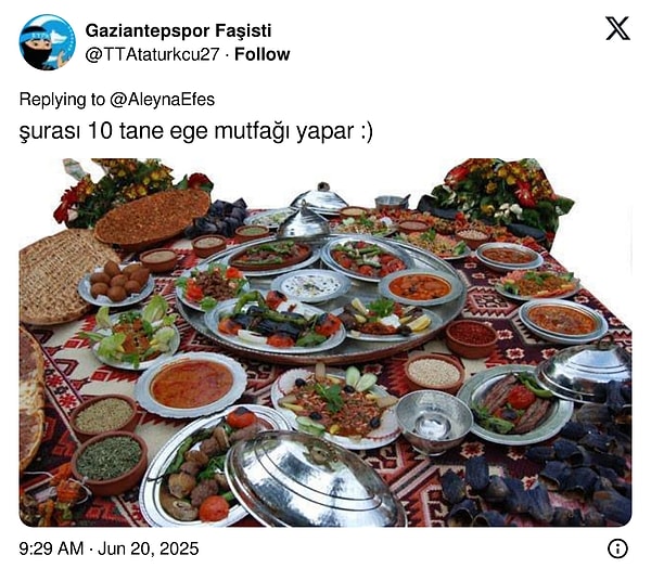Siz neler düşünüyorsunuz? Sizce en iyi mutfak hangi yörenin?