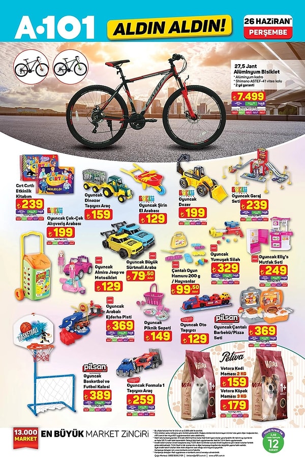 27,5 Jant Alüminyum Bisiklet 7.499 TL