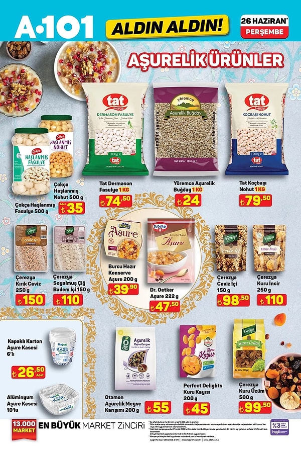 Aşurelik ürünler