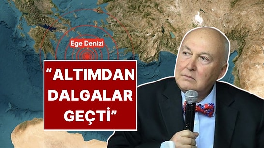 Ege Denizi'nde 4.8 Büyüklüğünde Deprem! Ahmet Ercan "Altımdan Dalgalar Geçti" Sözüyle Paylaştı