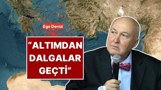 Ege Denizi'nde 4.8 Büyüklüğünde Deprem! Ahmet Ercan "Altımdan Dalgalar Geçti" Sözüyle Paylaştı