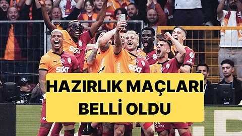 Galatasaray'ın Hazırlık Maçı Programı Belli Oldu