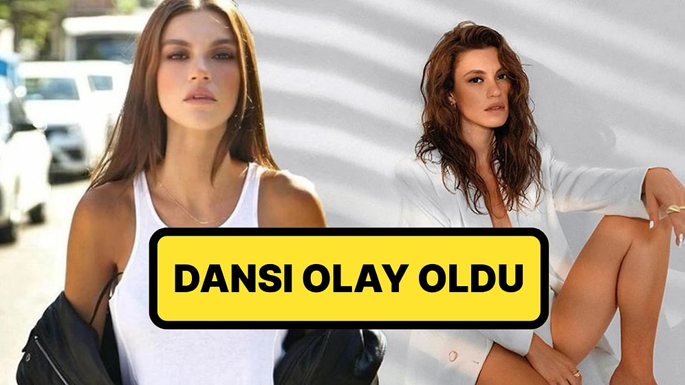 Katar'da Tatil Yapan Yüsra Geyik'ten Kumsalda Bikinili Dans Şovu