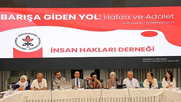 Basına kapalı olan “Barışa Giden Yol: Hafıza ve Adalet” konferansı iki gün sürecek.