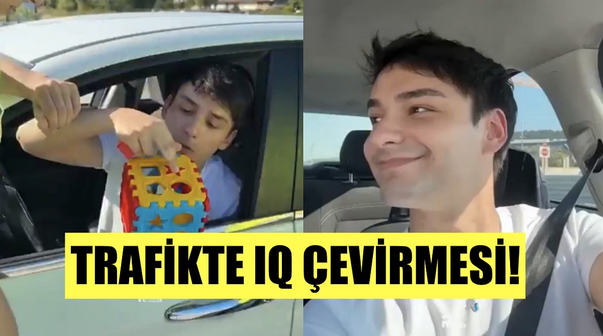 Ehliyete Gelen IQ Sınırına İçerik Üreticisi Berk Keklik’ten Olası IQ Testi Parodisi Güldürdü