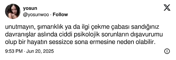 Maalesef ki halk olarak psikolojik sorunların pek çoğunu, şımarıklık olarak algılama gibi bir problemimiz var.