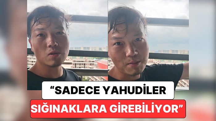 İsrail'de Çalışan Bir Çinli Savaşın Öteki Yüzünü Anlattı:" Sadece Yahudiler Sığınaklara Girebiliyor"