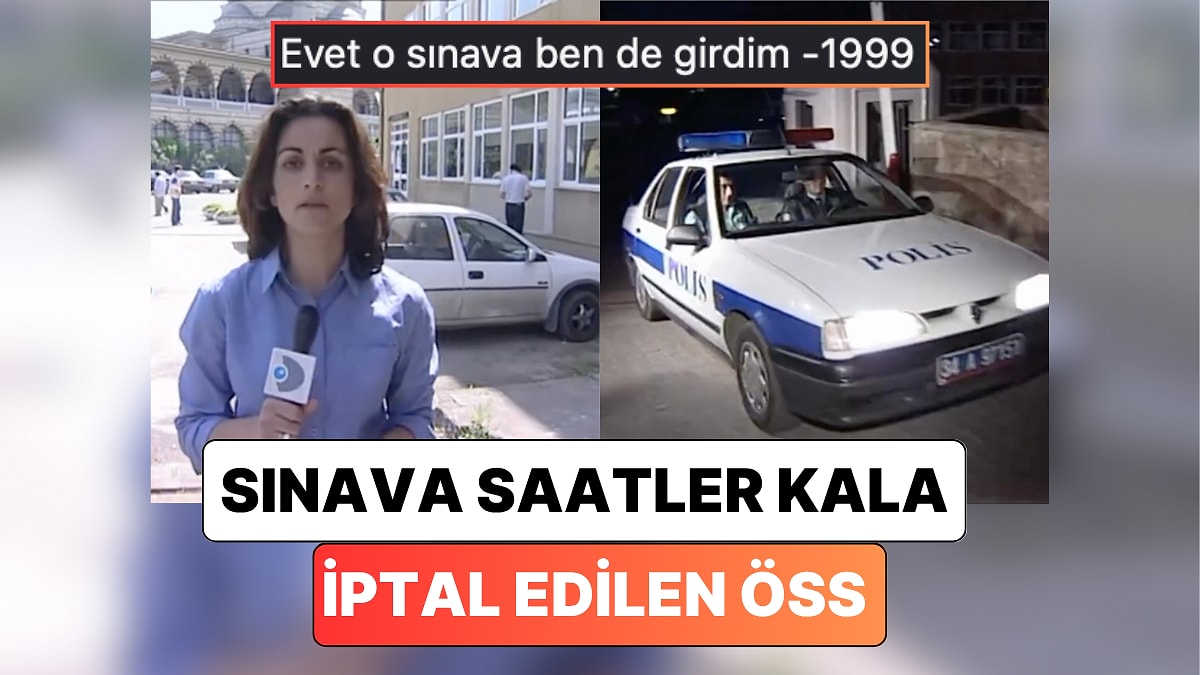 1999&apos;da Sorular Çalındığı İçin İptal Olan ÖSS Haberi ile O Günlere Gidiyoruz