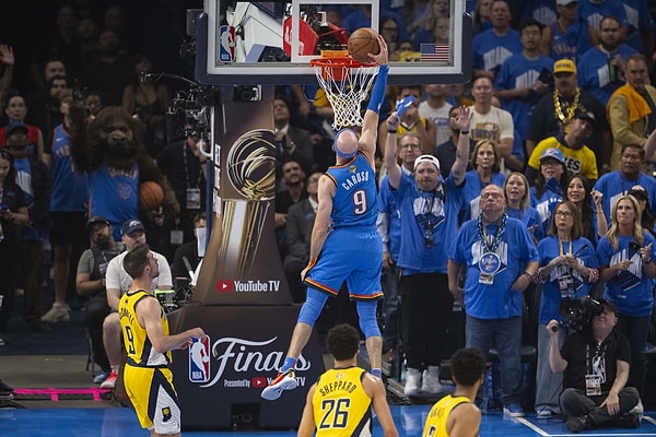 Oklahoma Thunders - Indiana Pacers finali büyük bir heyecan yaşattı.