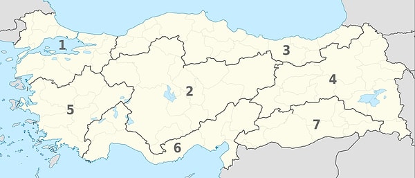 Turkey's Internal Geographical Regions
