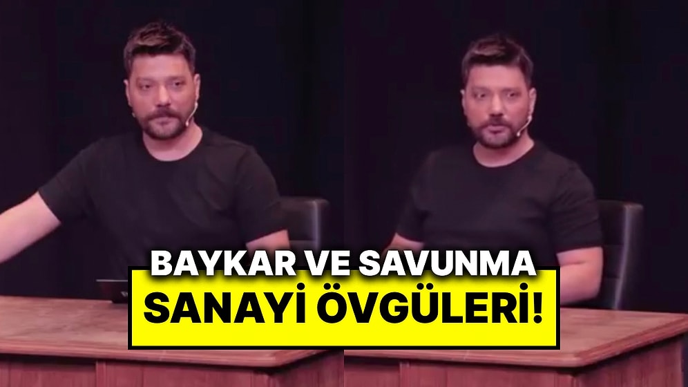 Oğuzhan Uğur'dan Baykar ve Savunma Sanayi Övgüsü: ''Oğuzhan Yön Değiştirdi Diyecekler, Desinler''