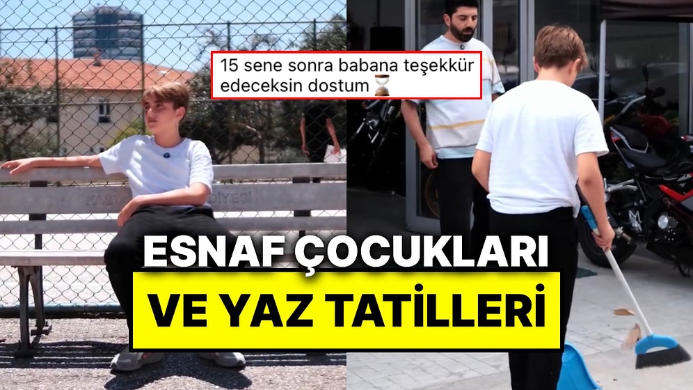 Esnaf Çocuklarının Yaz Tatilinde Yaşadığı Dramı Canlandıran Yetenekli Çocuk Beğenileri Topladı