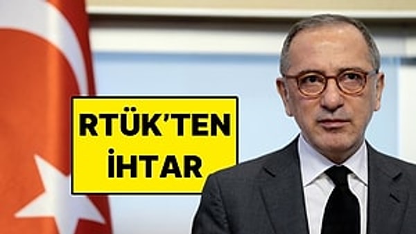 'Cumhurbaşkanına tehdit' suçlamasıyla tutuklanan Fatih Altaylı ile ilgili bir açıklama da RTÜK'ten geldi. RTÜK, Altaylı'nın YouTube kanalı için ihtarda bulundu.