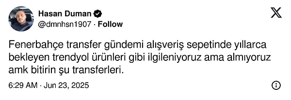 Kadrosunda büyük bir değişikliğe gitmesi beklenen Fenerbahçe'nin henüz bir isme imza attıramaması taraftarının canını sıktı