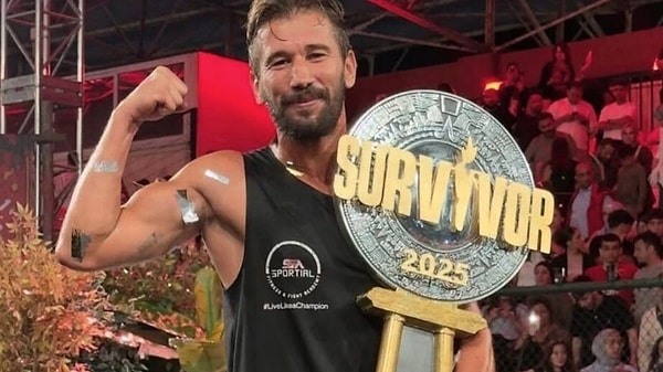 Survivor 2025'in şampiyonu Adem Kılıççı oldu! Görseli