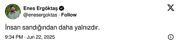 Ardından hepsine hak vereceğiniz cevaplar da geldi.