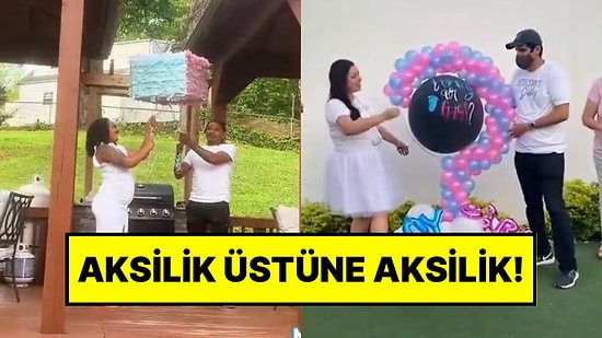 Cinsiyet Partilerinde Yaşanan Aksilikler Derlendi: Ortaya Çıkan Görüntüler Sosyal Medyada İlgi Gördü