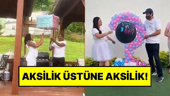 Cinsiyet Partilerinde Yaşanan Aksilikler Derlendi: Ortaya Çıkan Görüntüler Sosyal Medyada İlgi Gördü