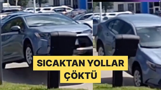 ABD'nin Missouri Eyaletinde Aşırı Sıcaklardan Ötürü Yollar Çöktü