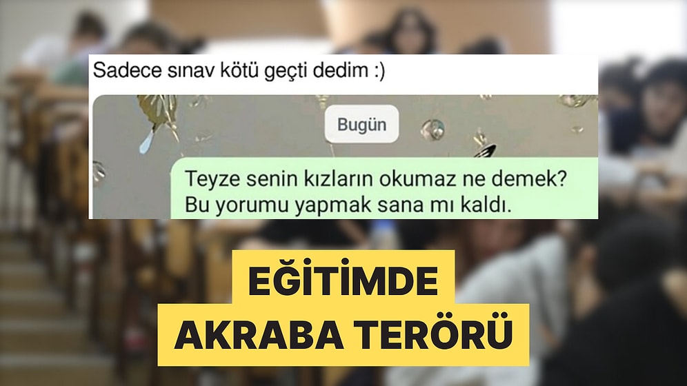Sınavının Kötü Geçmesine Teyzesinin Verdiği Tepkiye İsyan Eden Öğrenci