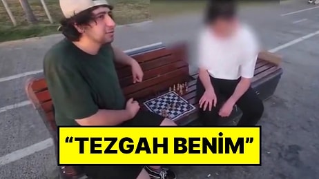 Kadıköy’de Bir Kişi Bankta Satranç Oynayan Gençleri “Tezgah Benim” Diyerek Kaldırmak İstedi