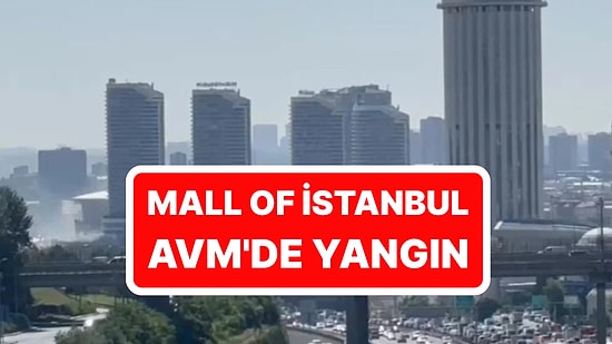 Mall Of İstanbul AVM'de Büyük Yangın Paniği!
