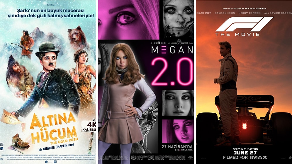 M3GAN 2.0, F1 Filmi, Altına Hücum, Alkarısı 2: 27 Haziran 2025 Cuma Günü Hangi Filmler Vizyona Giriyor?