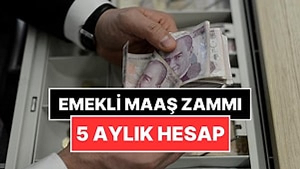 Emeklinin temmuz zammı için geri sayım başladı. Emekliye ne kadar zam yapılacağı belli değil ancak 6 aylık enflasyon farkına göre zam alan emeklilerin 5 aylık verileri belli oldu.