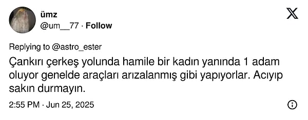 Bazı kullanıcılar da kendi yaşadıkları olayları anlattı.